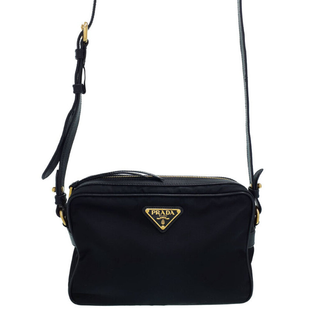 Prada Tessuto Crossbody camera bag black